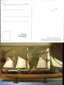 566195,Schiff Kriegsschiff Modell Panzerfregatte Erzherzog Ferdinand Max Marine  - Picture 1 of 1