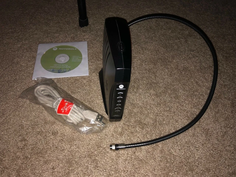 Motorola SURFboard SB5101 (SB515290-087-00) 38 Mbps - Comcast - No Power Cord - Image 1 of 1