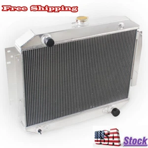 3Row Aluminum Radiator For 1971-1979 Dodge D100 D150 D200 W100 W200 5.2L 5.9L V8 - Foto 1 di 9