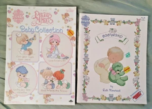 PRECIOUS MOMENTS Baby Collection and Babyland LOT counted cross stitch books - Picture 1 of 12