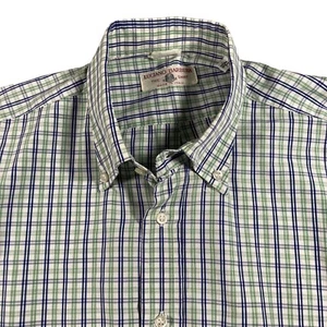 Luciano Barbera Herren Hemd mehrfarbig kariert Langarm geknöpft Blancs Größe 41/16 - Bild 1 von 6