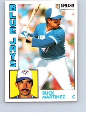 BASEBALL CARD HIGH GRADE  1984  OPC  BUCK MARTINEZ TORONTO BLUE JAYS   NO204 - Image 1 of 2