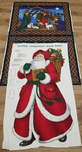 3 pesebre de Navidad de colección panel algodón cranston 35" X 44" puerta colgante - Imagen 1 de 18