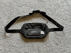 New Osprey Arcane Waist Pack -Black- Logo "Brilliant" Crossbody Bag Fanny - Picture 1 of 3