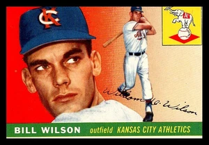 BILL WILSON 1955 Topps #86. Atletica leggera Kansas City. - Foto 1 di 2