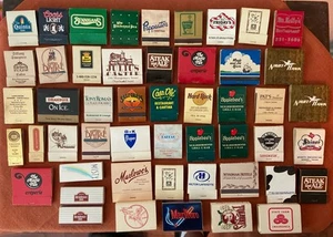 Vintage Lot Of Advertising Matchbooks Unstruck - Match Books 50 Pre-owned - Picture 1 of 3