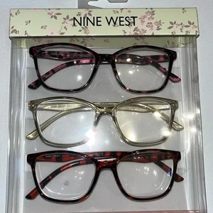 Nine West Premium Lesebrille Damen Lesebrille lila Animalprint +2,00 - Bild 1 von 7