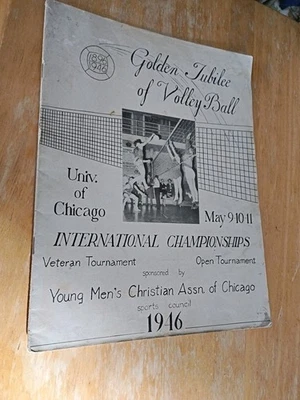 1946 Jubileo de Oro del Fútbol Guía de Eventos Universidad de Chicago Spalding Foto 1 de 4