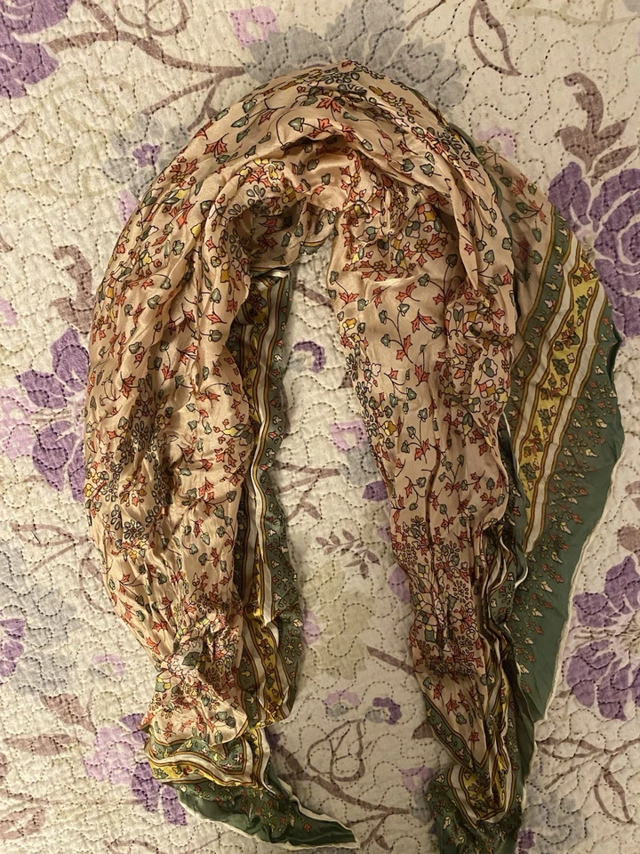 Bufanda de franela marrón a cuadros con flecos talla única Old Navy para mujer Foto 1 de 1