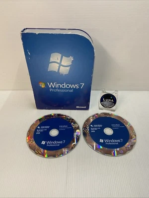 Microsoft Windows 7 Professional 32 + 64 Bit Disc with Product Key - Image 1 of 2