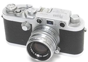 Nicca 3-F ( lever wind ) 35mm RF camera w.Nikkor HC 2/5cm NOTTESTED Screw Mount - Bild 1 von 7