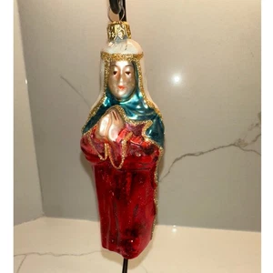 Kurt Adler Polonaise Komozja Polen Maria Heilige Familie Vintage Glas Ornament - Bild 1 von 4