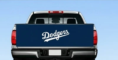 Los Angeles Dodgers MLB Fabric 5x2.3 Ft Tailgate Cover - Image 1 of 3