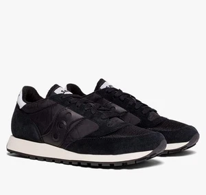 Saucony Women's Jazz Original Vintage Sneaker Black Size 6 UK - Picture 1 of 8