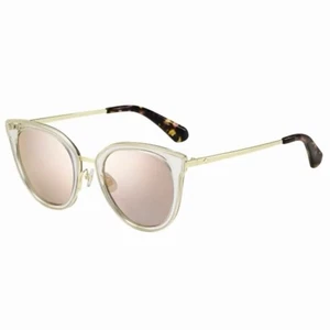 Nuevas gafas de sol Kate Spade Jazzlyn S450J Hello Sunshine ojo de gato rosa dorado - Imagen 1 de 9