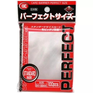 100 Bustine Protettive Sleeves Perfect Size Fit Standard KMC - Picture 1 of 1