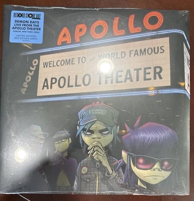 GORILLAZ - Demon Days(Live From The Apollo Theater 2006) 2xLP Red Vinyl RSD 2025 - Image 1 of 3