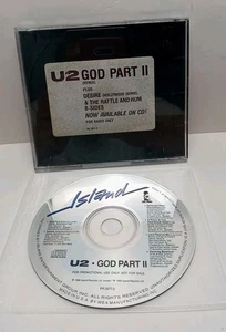 U2 God Part II US Island 1989 PROMO Only CD Remixes NO SCRATCHES EXCELLENT Bono - Picture 1 of 6