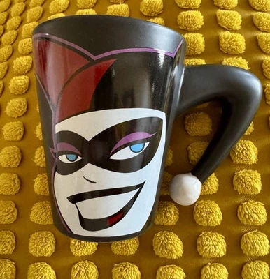 Taza de café Harley Quinn Warner Brothers Store rara DC Comics 2000 Batman Foto 1 de 4