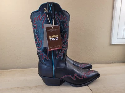 Twisted X Western Cowboy Boots WWT0039 Black Red  Women's 10 B - Image 1 of 4