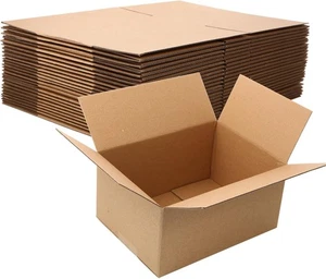 25 Packungen 7"x5"x4" kleine Karton Versandkartons für Versand, 7x5x4, Kraft  - Bild 1 von 6