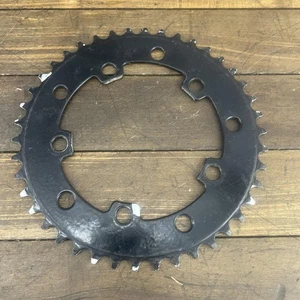 Vintage Pro Neck USA 42T BMX Chainring Black 110BCD 80s 90s Bike 42 Tooth - Picture 1 of 10