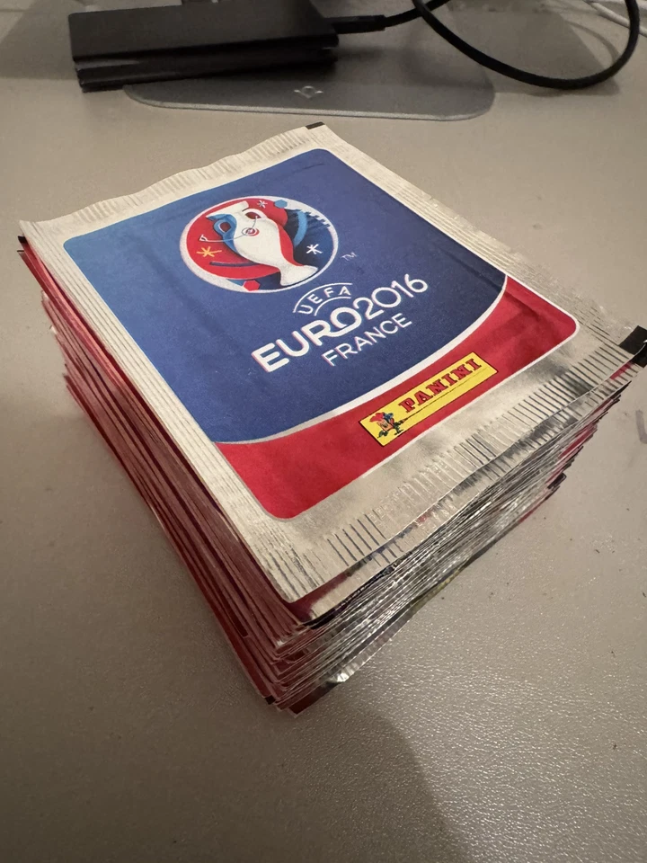 5 PACKS OF PANINI FRANCE EURO 2016 STICKERS