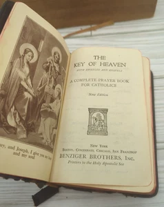 Der Schlüssel des Himmels Katholisches Gebetbuch 1951 Taschen Reiseformat - Bild 1 von 10