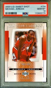 /799 PSA 10 Michael Jordan 2003-04 Upper Deck Sweet Shot MJ Sweetness Red POP 12 - Bild 1 von 3