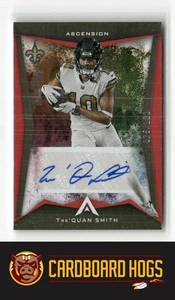 Chronicles Ascencion 2022 #ASC-TRS Tre' Quan Smith Saints rojo 075/100 AU automático - Imagen 1 de 2