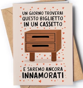 Biglietto Anniversario Fidanzamento - Regalo Anniversario per Lui O per Lei - Bi - Foto 1 di 6