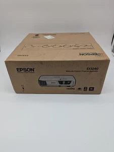 Epson EX3240 3LCD SVGA Multimedia Projector 3200 Lumens HDMI New Factory Sealed - Picture 1 of 5