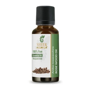 Rosewood Essential Oil -( Aniba rosaeodora )-100% Pure Natural Therapeutic Grade - Picture 1 of 10