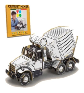 TO DO CEMENT MIXER, BETONIERA, 126PZ. DIM.53X18X27cm. COSTRUZIONI IN CARTONE - Imagen 1 de 1