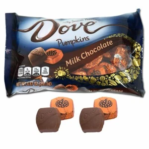 DOVE PROMISES Milk Chocolate Harvest Pumpkin Candy 8.87-Ounce Bag EXP 6/2025 - Picture 1 of 1
