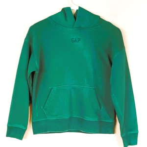 Gap Kids Green Logo Hoodie 10 Pullover Kangaroo Pocket - Picture 1 of 7