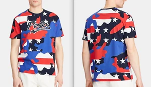Size S, Polo Men's Classic-Fit Camo Jersey Americana T-Shirt style: 710741429001 - Picture 1 of 5