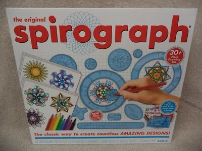 The Original Spirograph 30+ Piece Drawing Set Art Pictures Toy Kids NIB  - Image 1 of 4
