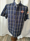 Mens  Embroidered Harley-Davidson S/S shirt L - Competition ready
