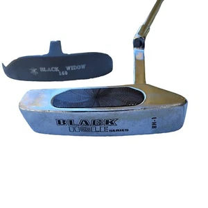 Lot Of 2 Putters Dunlop Black Hole Series BH-1 Black Widow 140 - Picture 1 of 15