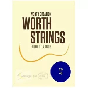 Worth Creation Soprano / Concert Hard Ukulele Strings Clear Fluorocarbon Set CD - Picture 1 of 1