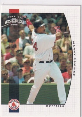 2005 Donruss Team Heroes #63 Manny Ramirez NM - Image 1 of 2