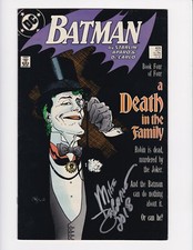 SIGNED BATMAN #429 (Jan 1989) Death In The Family-MIKE DECARLO Inker 1st Print