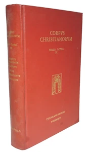 Corpus Christianorum Series Latina IX 1957 Bulhart Early Christian Texts Latin - Picture 1 of 6