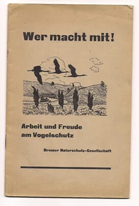 Wer macht mit, Vogelschutz, 1935 - Bild 1 von 1