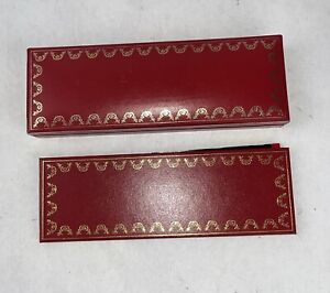 Cartier vintage pen box red leather ref. 404 Empty Box