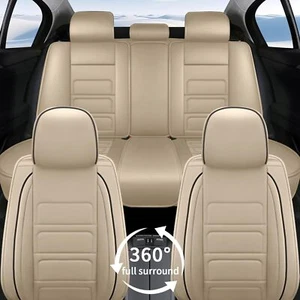 For TOYOTA Corolla 2014-2019 Full Set Car Seat Covers Faux Leather Protector - Picture 1 of 7