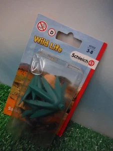 FIGURA SERPIENTE MAMBA NEGRA SCHLEICH WILD LIFE #42322 CON BASE VEGETAL HIGHOUT *NUEVA* - Imagen 1 de 7