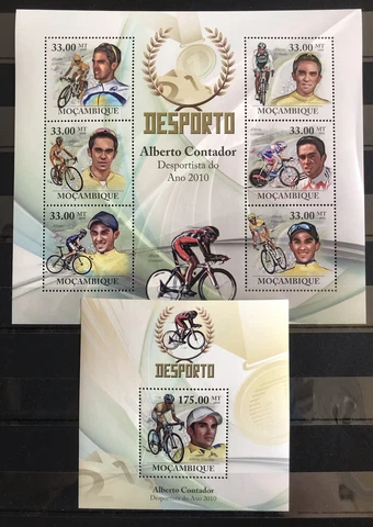 Cycling / Sport - Mozambique - MNH** -  Del.6 Cover