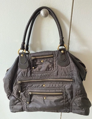 Tod's Nylon With Leather Trim Large Tote Bag With Zippered Pockets Pre-owned - Image 1 of 4
